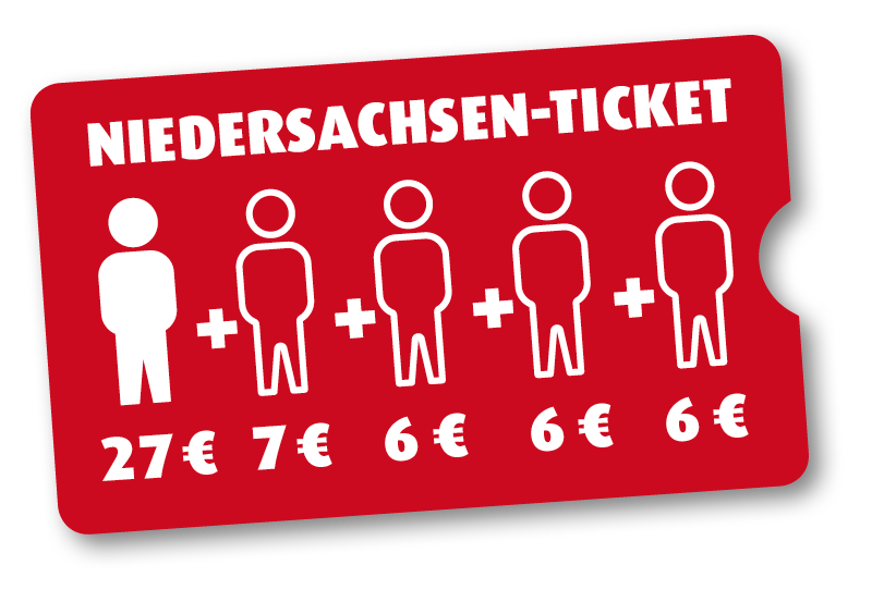Niedersachsen-Ticket 1 Person